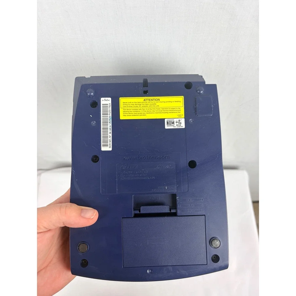 Brother P-Touch PT-1830 Label Maker Blue Desktop Labeling System QWERTY Keyboard